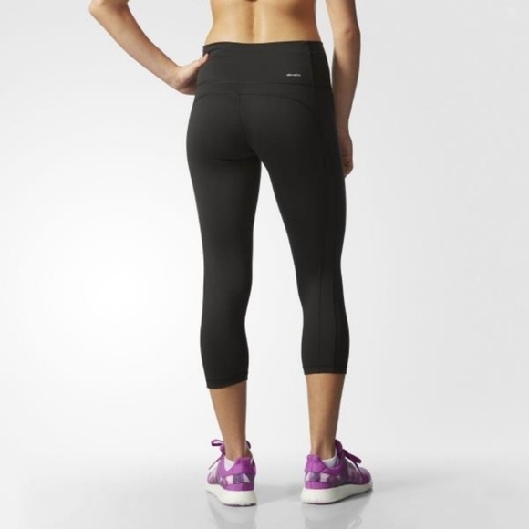 Women's Adidas Performance Mid Rise 3/4 Tights - Picture 3 of 8